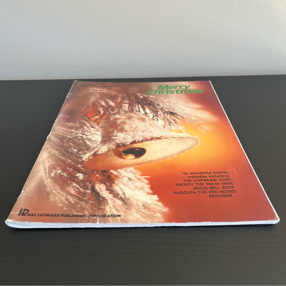 Big Note Easy Piano Merry Christmas Book Bill Boyd Hal Leonard 1987 Sheet Music - Picture 3 of 16